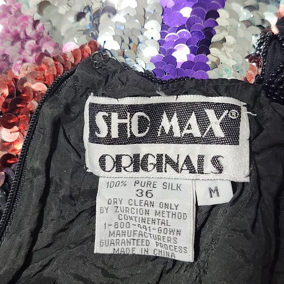 Sho Max Originals Vibrant Sequin Mini Dress - Picture 6 of 6